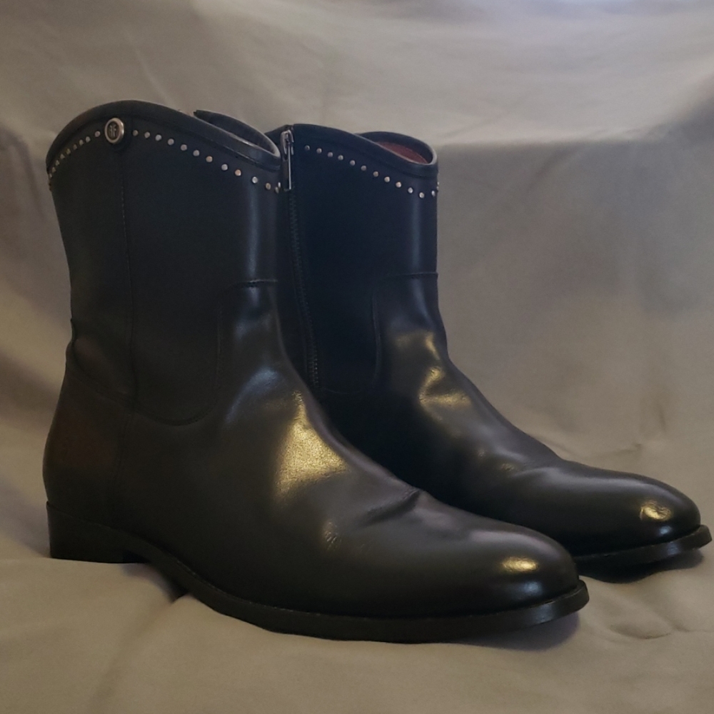 Frye Studded Ankle Boots